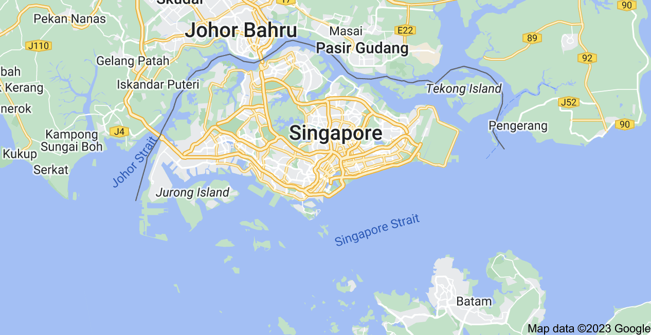 Map of Singapore